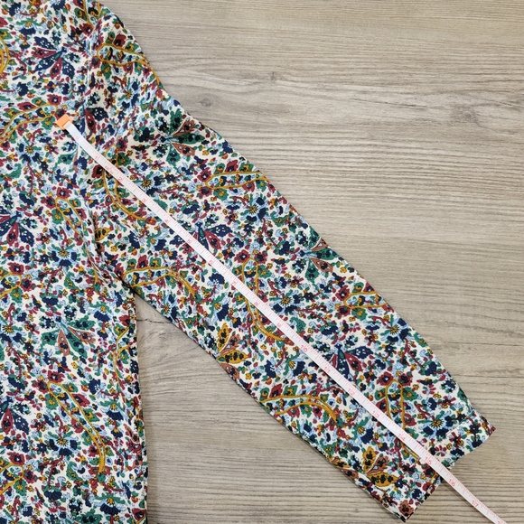 Philosophy V Neck Floral Print Blouse Size XS - Picture 4 of 11